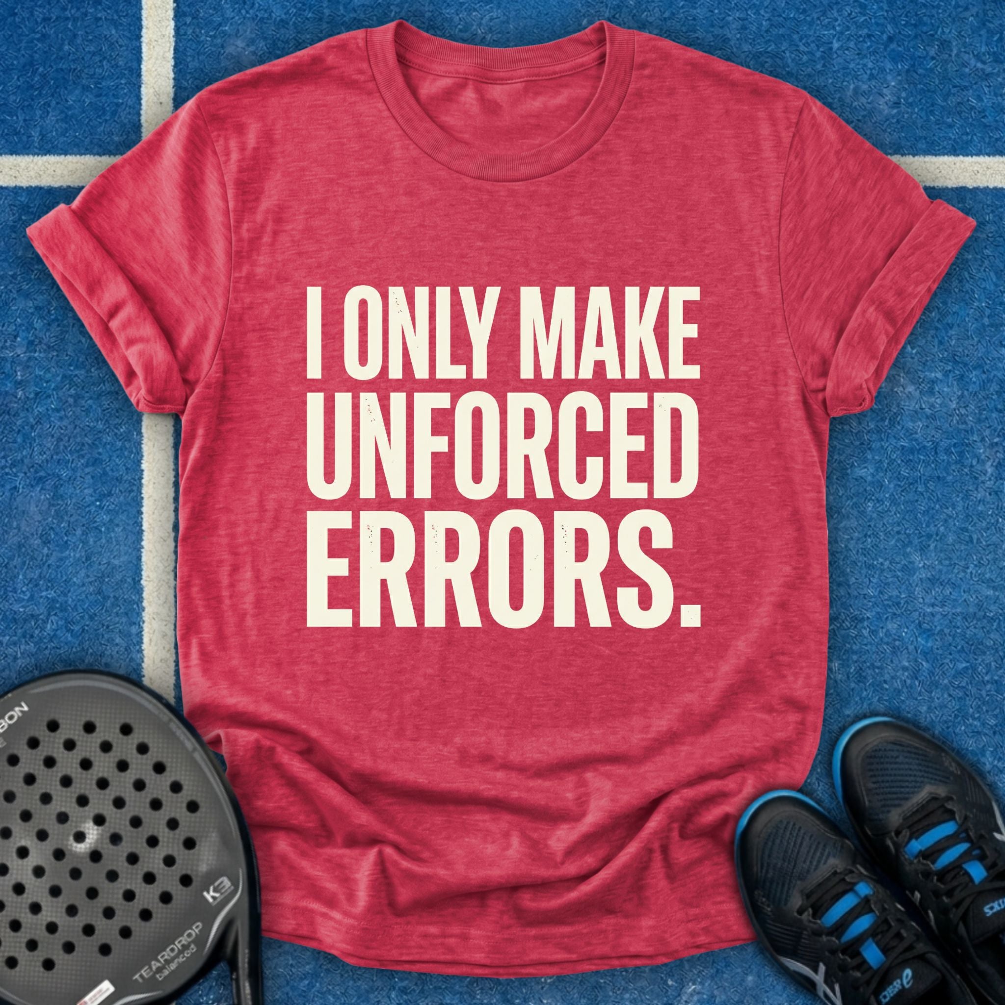 I Only Make Unforced Errors T-Shirt (White)