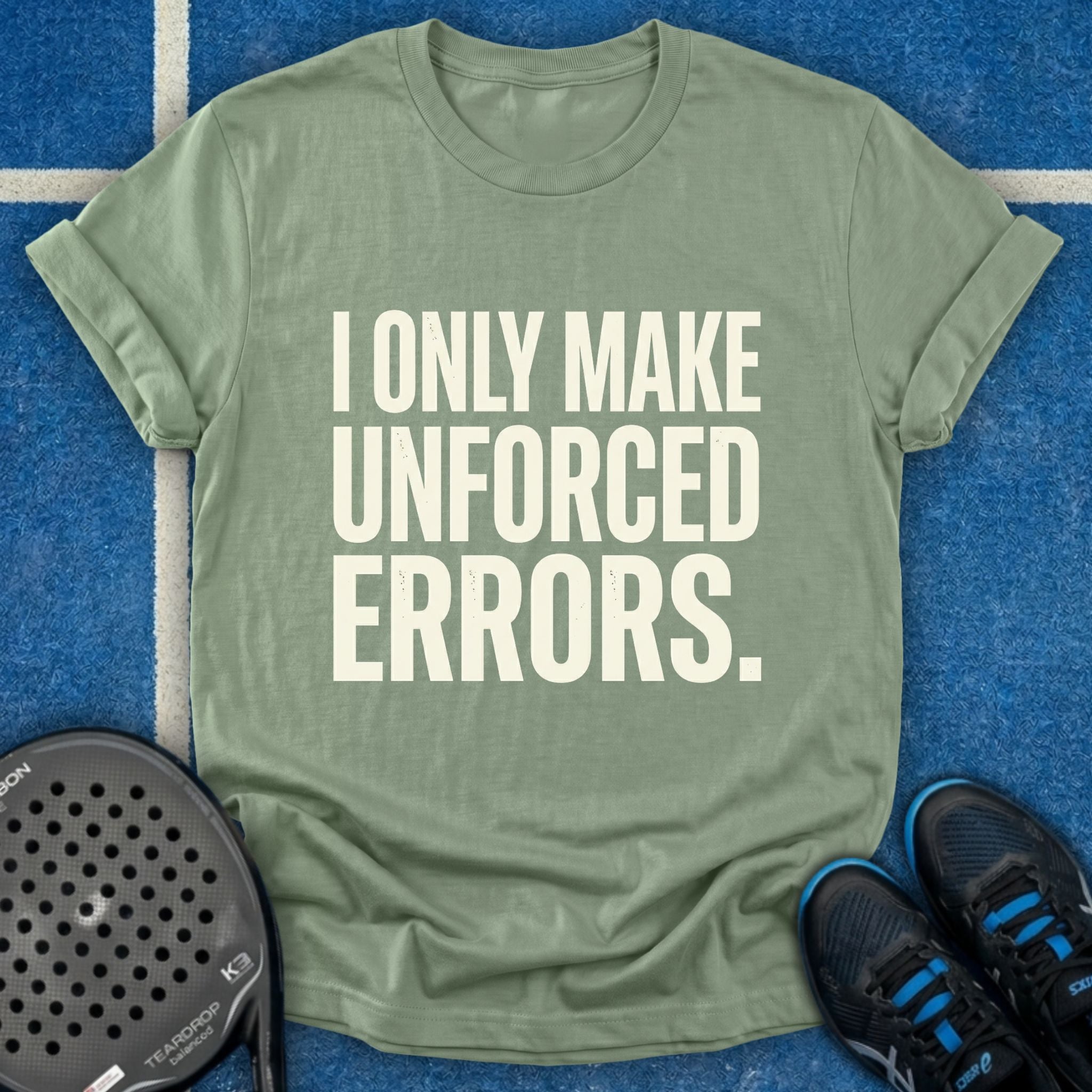 I Only Make Unforced Errors T-Shirt (White)