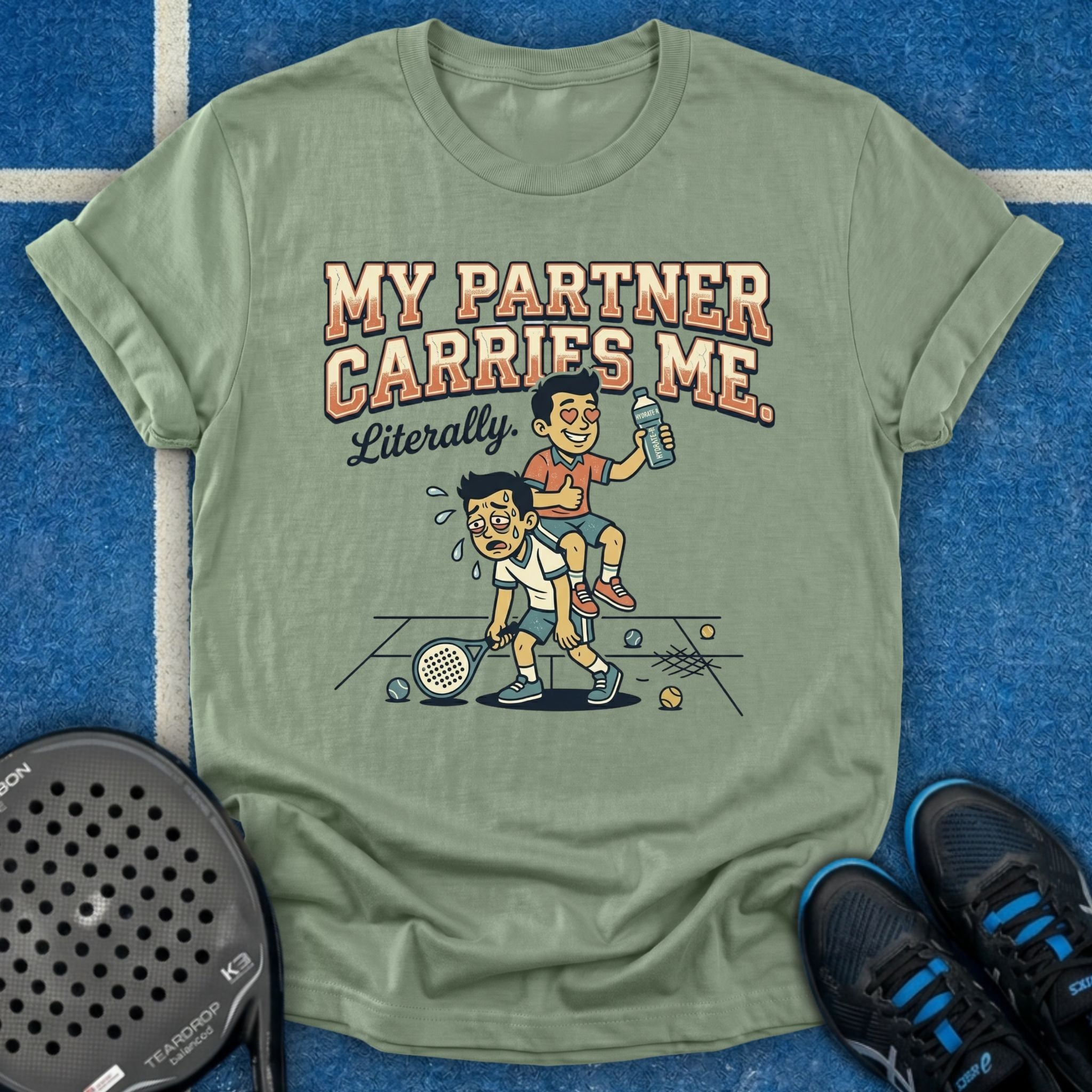My Partner Carries Me T-Shirt