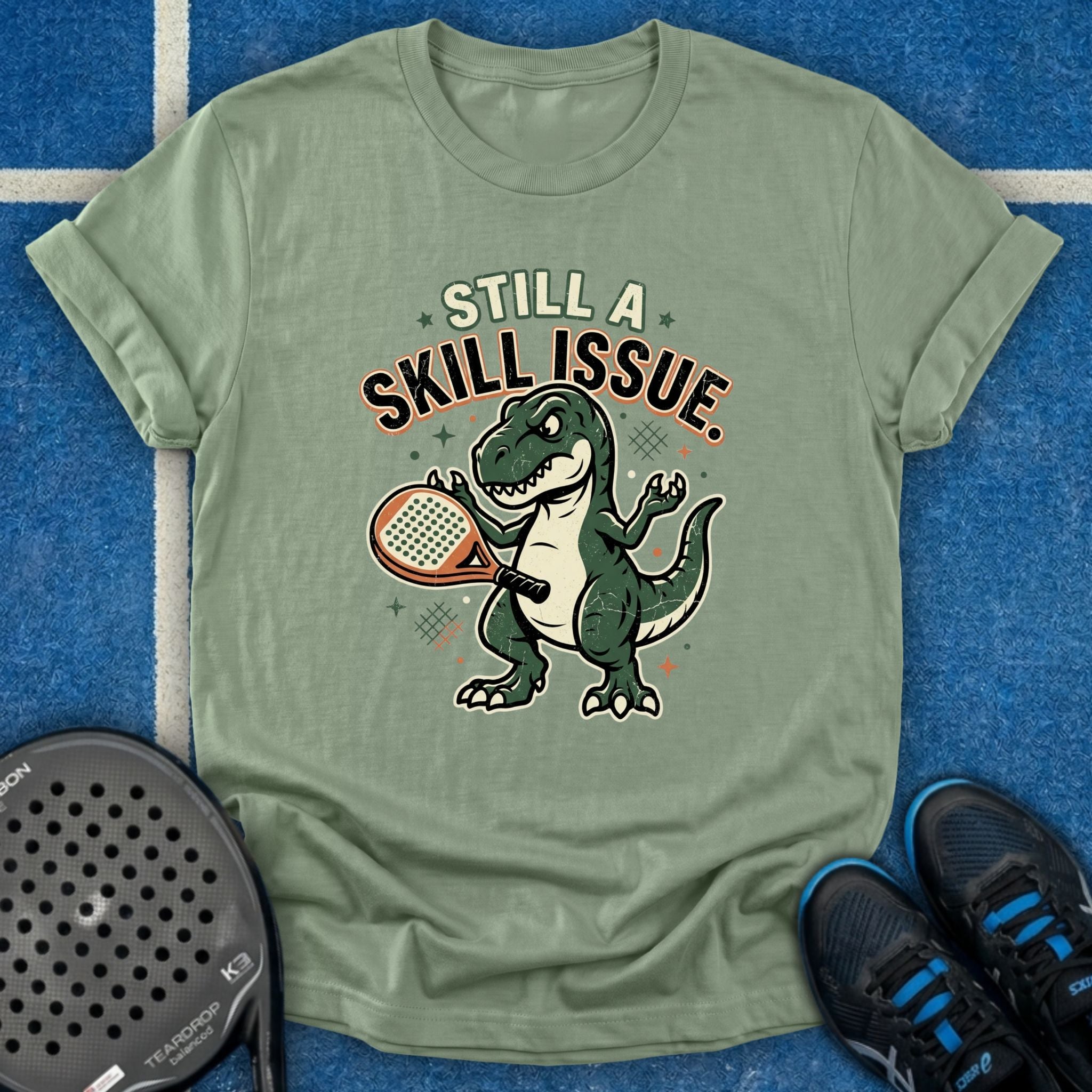 Dinosaur Padel Problems T-Shirt
