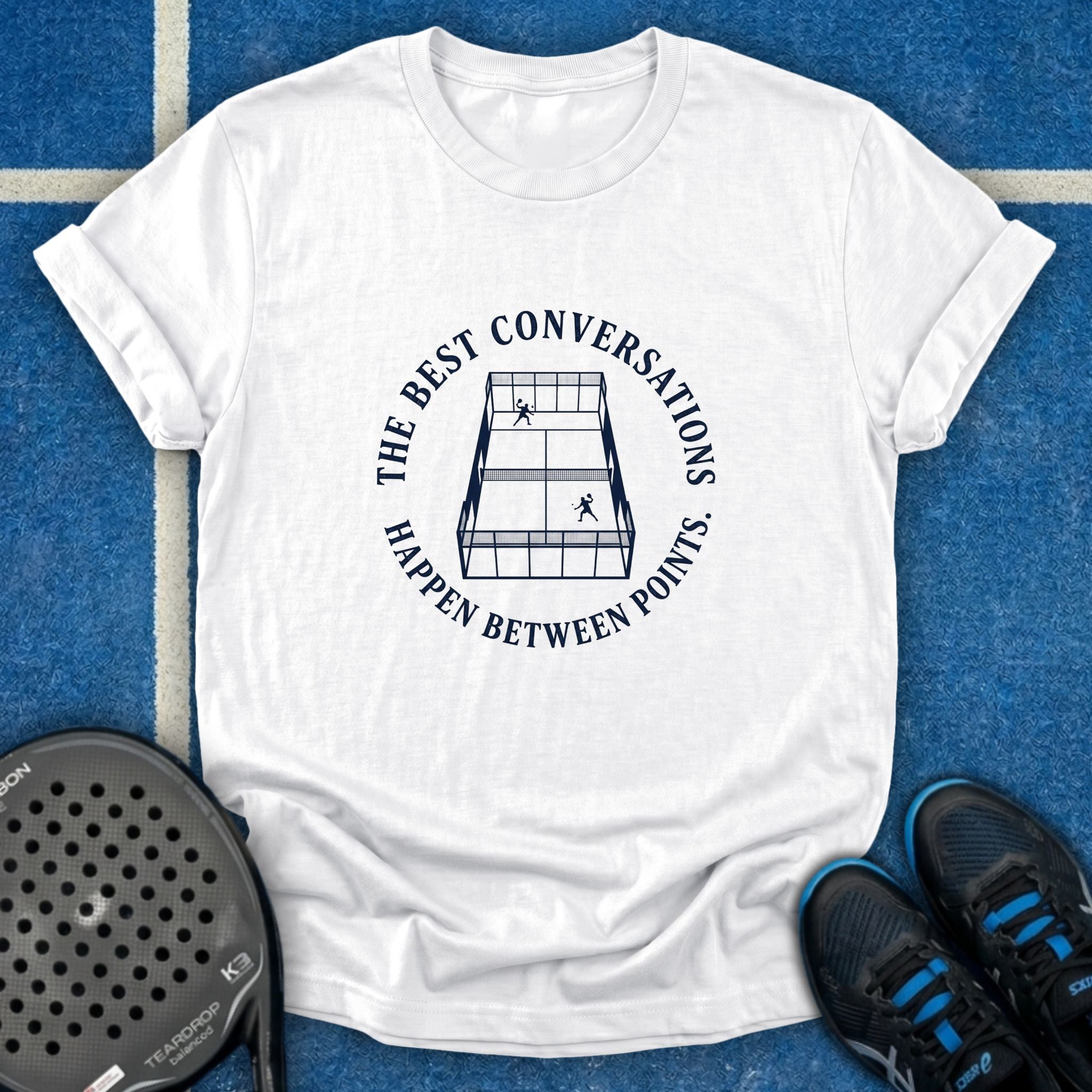 The Best Conversations Happen Between Points T-Shirt