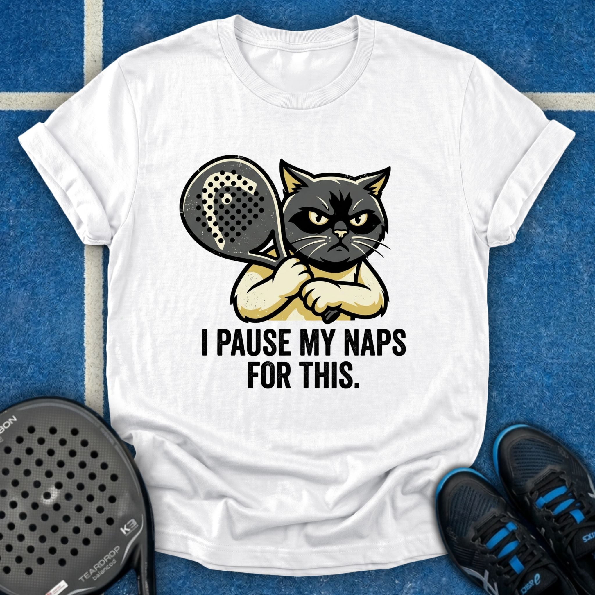 Cat Padel Addict T-Shirt